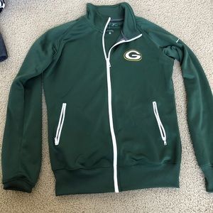 Nike Green Bay packer zip up